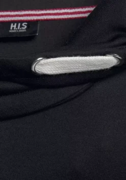 Damenshirts|H.I.S Sweatshirt Schwarz