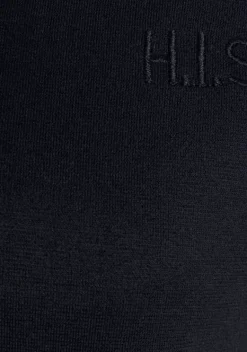 Damenshirts|H.I.S Sweatshirt Schwarz