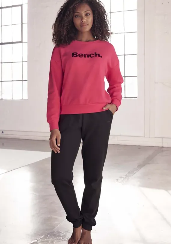 Homewear-Oberteile|Bench. Sweatshirt"-Loungeshirt" Pink