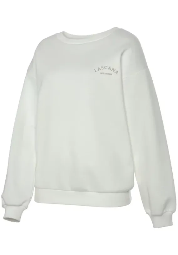 LASCANA Nachhaltige Homewear<Sweatshirt"-Pullover"