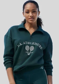Damenshirts|LASCANA ACTIVE Sweatshirt"Tennis" Grun