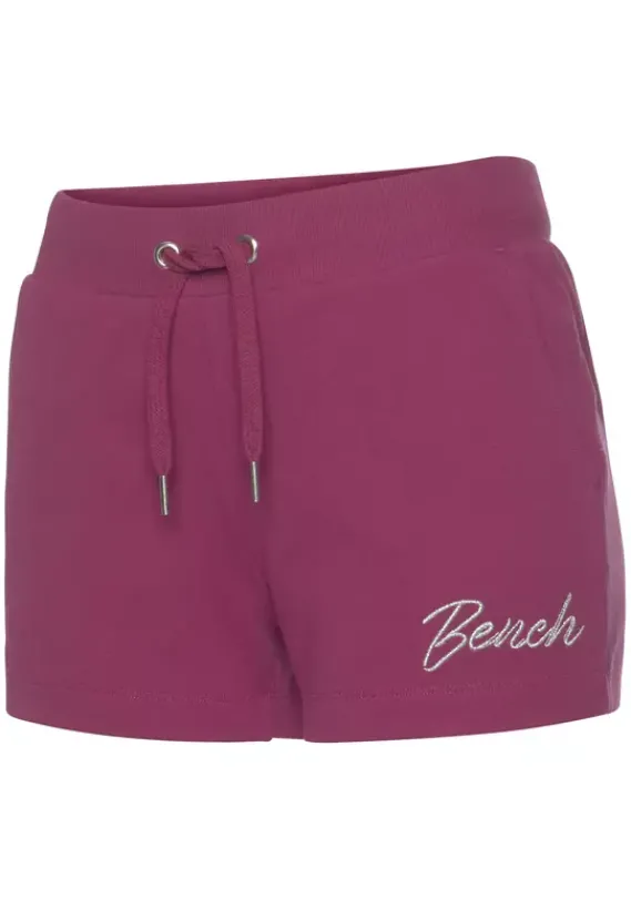 Nachhaltige Homewear|Bench. Sweatshorts Beere