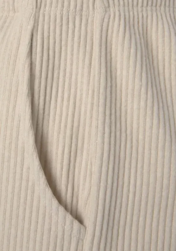 Shorts|s.Oliver Sweatshorts"- Kurze Hose Aus Ripp-Qualitat" Creme