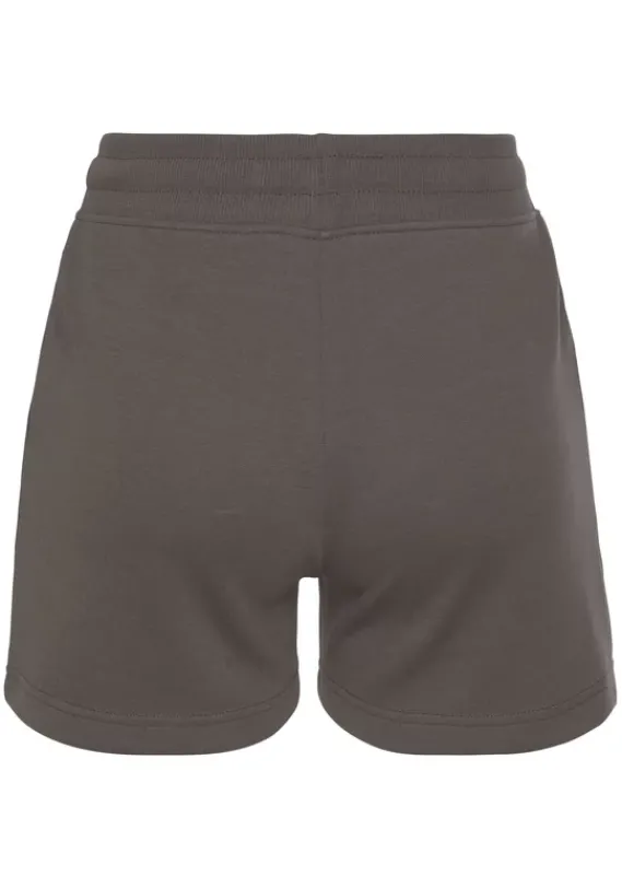 Shorts|Bench. Sweatshorts"Mit Logostickerei" Taupe