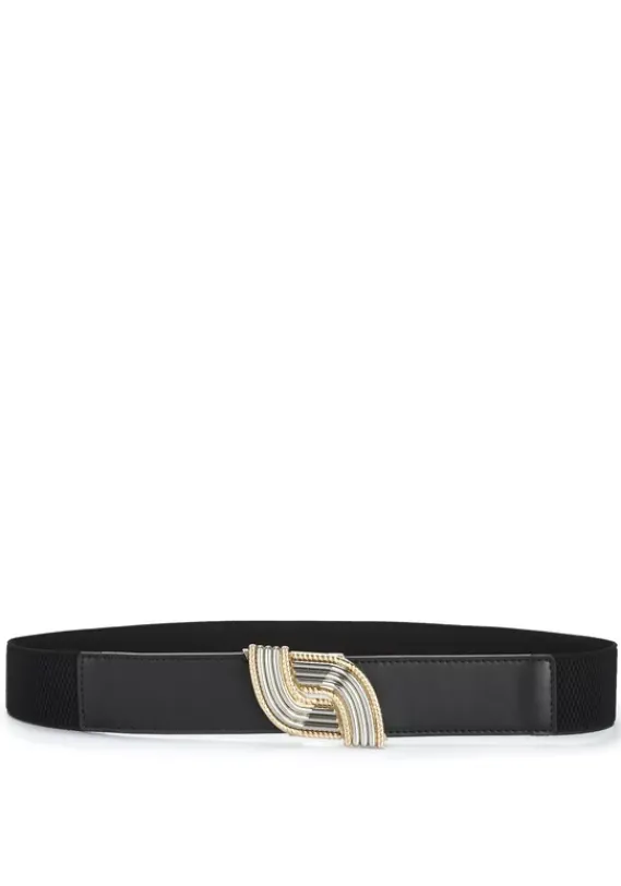 Gurtel|LASCANA Taillengurtel Schwarz