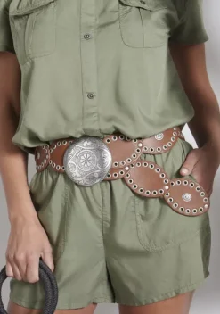 Gurtel|LASCANA Taillengurtel Braun