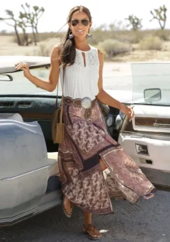 Gurtel|LASCANA Taillengurtel Braun