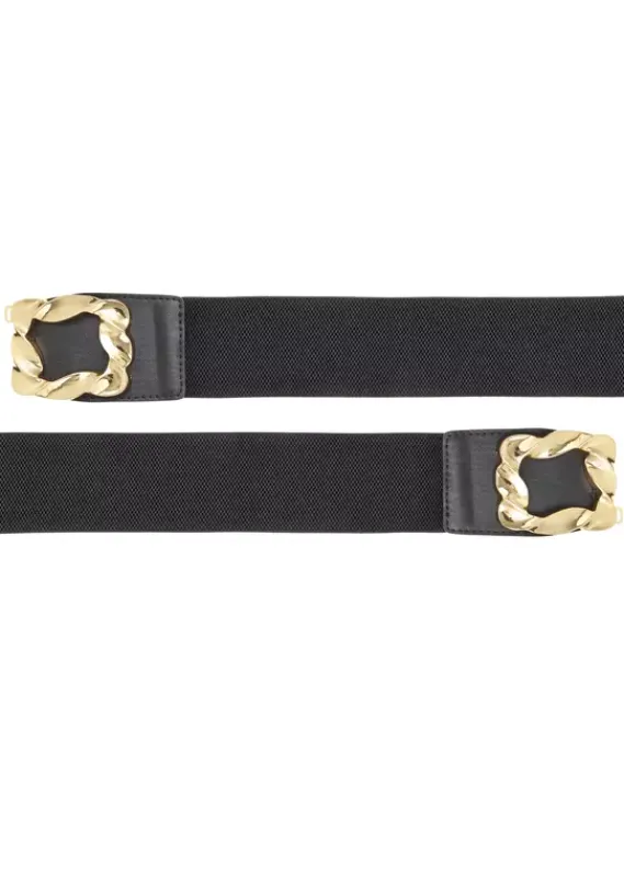 Gurtel|LASCANA Taillengurtel Schwarz