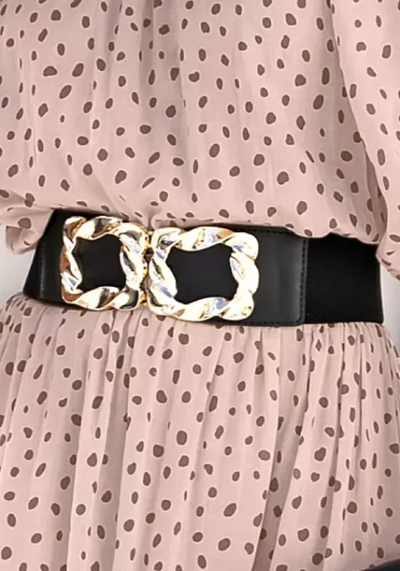 Gurtel|LASCANA Taillengurtel Schwarz