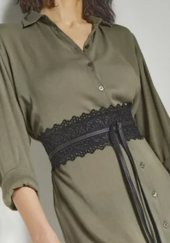 Gurtel|LASCANA Taillengurtel Schwarz