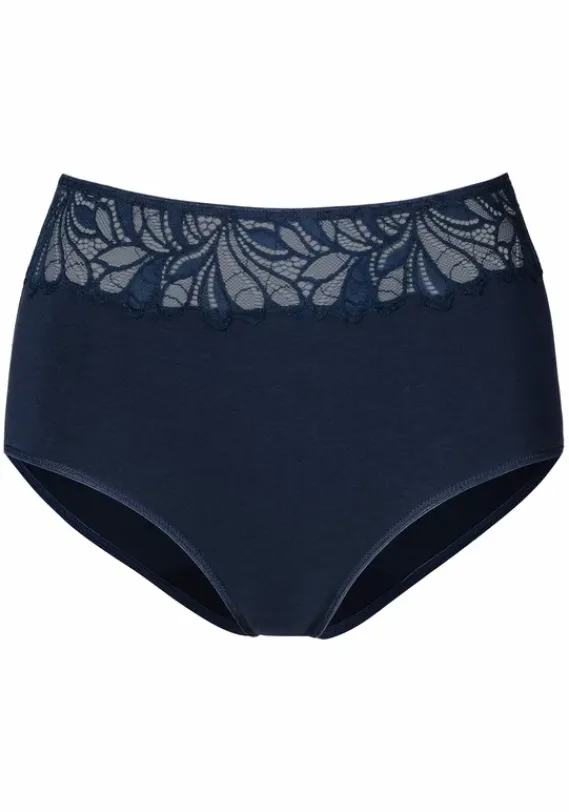 Nachhaltige Dessous & Wasche|Vivance Taillenslip Pink, Navy, Petrol