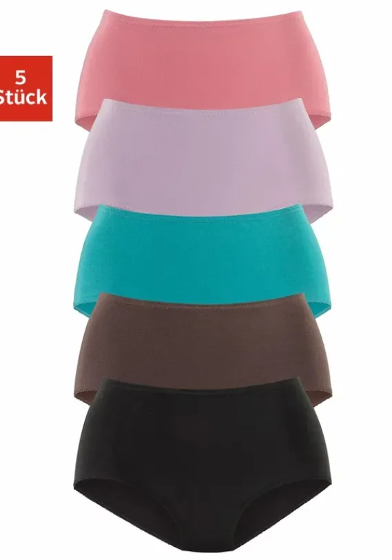 Slips|petite fleur Taillenslip Pink, Turkis, Lila, Taupe, Schwarz