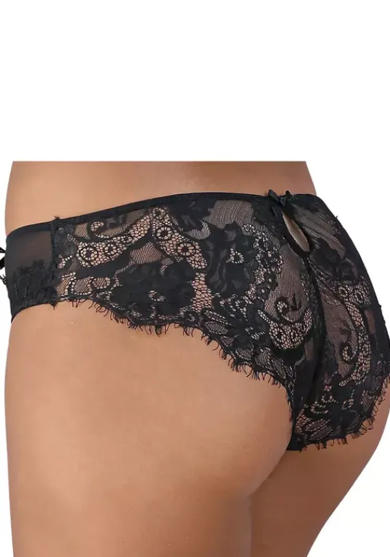 Slips|petite fleur gold Tanga Schwarz