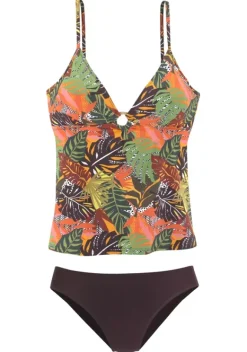 Tankinis|Vivance Tankini"Foglia" Braun-Bedruckt