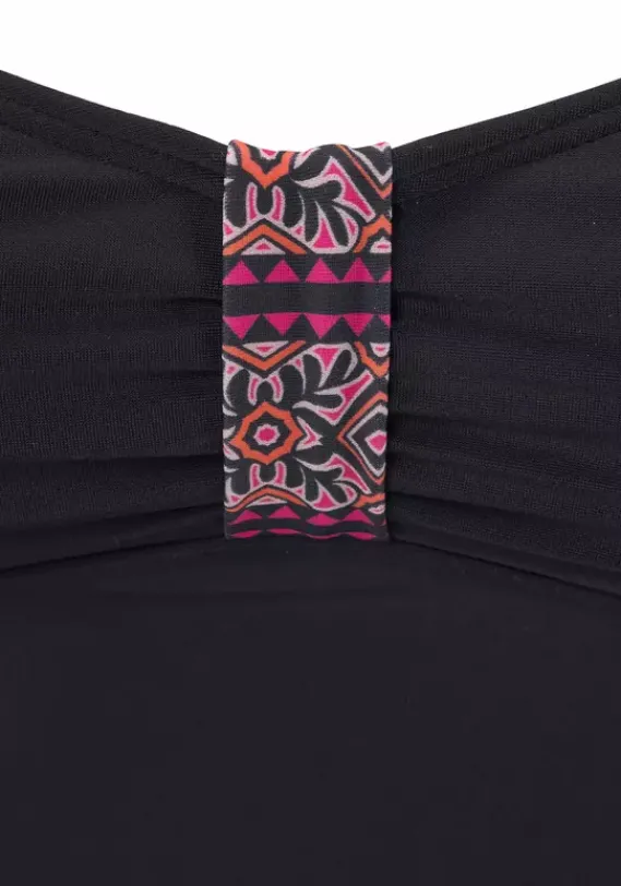 Tankinis|LASCANA Tankini-Top"Daisy" Schwarz