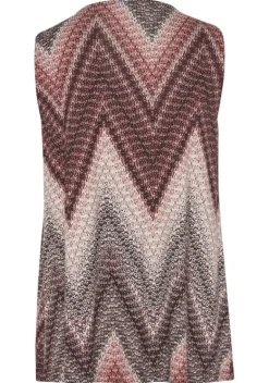 Damenshirts|LASCANA Tanktop Sand-Bordeaux Bedruckt