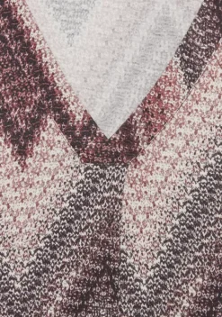 Damenshirts|LASCANA Tanktop Sand-Bordeaux Bedruckt