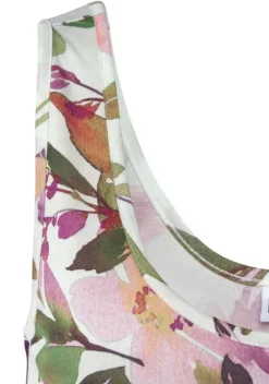 Damenshirts|Beachtime Tanktop Bedruckt+Weis