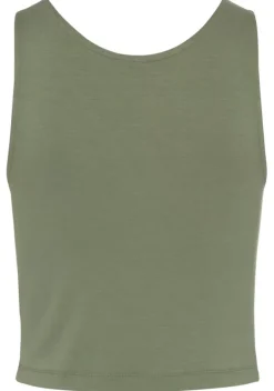 Damenshirts|LASCANA Tanktop Dunkelgrun