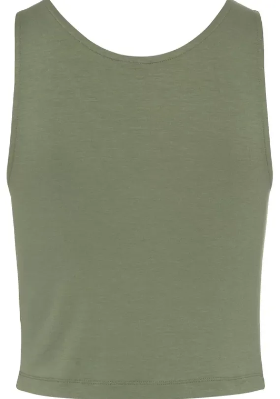 Damenshirts|LASCANA Tanktop Dunkelgrun