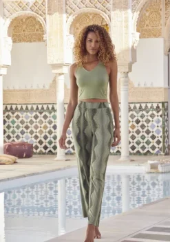 Damenshirts|LASCANA Tanktop Dunkelgrun