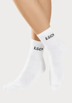 Socken|LSCN by LASCANA Tennissocken 1X Schwarz, 1X Weis