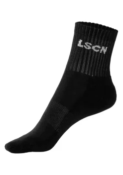 Socken|LSCN by LASCANA Tennissocken 1X Schwarz, 1X Weis
