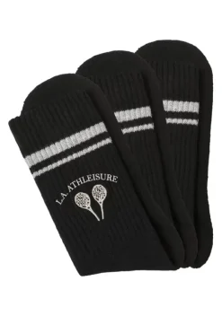 Socken|LASCANA ACTIVE Tennissocken Schwarz