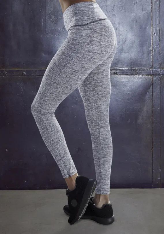 Homewear-Leggings|LASCANA ACTIVE Thermoleggings Meliert-Grau