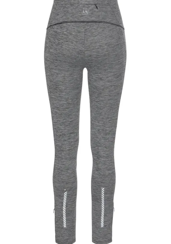 Homewear-Leggings|LASCANA ACTIVE Thermoleggings Meliert-Grau