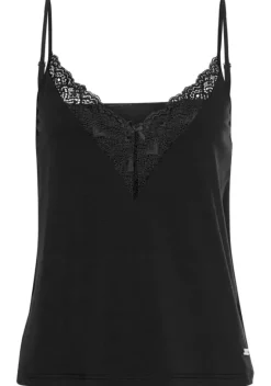 Damenshirts|LASCANA Tragertop Schwarz