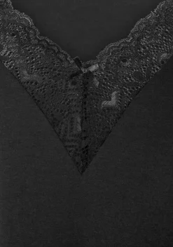 Damenshirts|LASCANA Tragertop Schwarz
