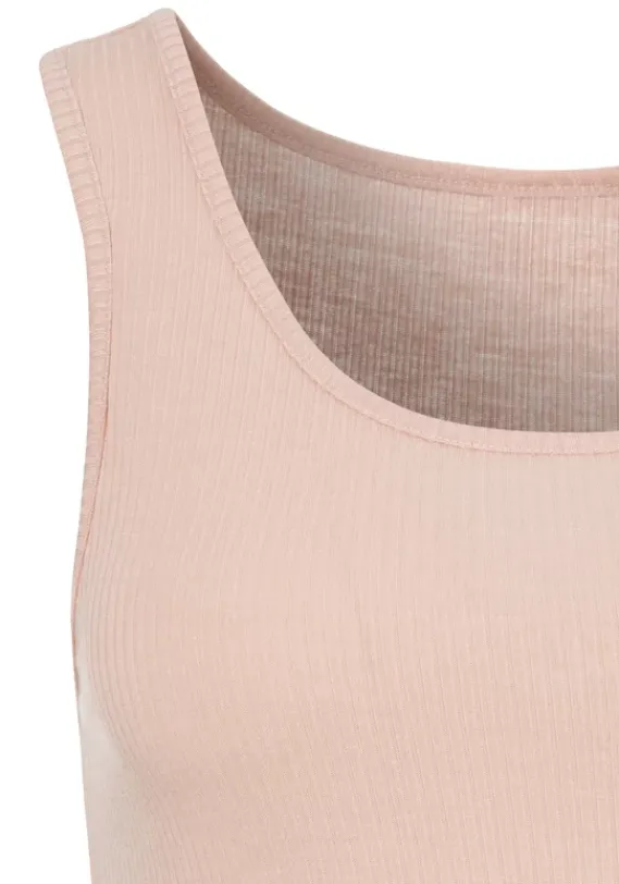 Damenshirts|LASCANA Tragertop Rosa