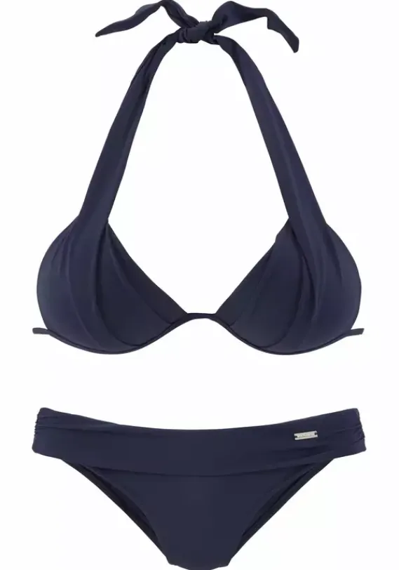 Triangel-Bikinis|LASCANA Triangel-Bikini Marine