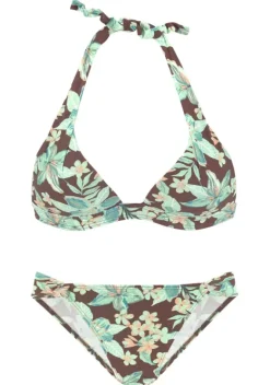 Triangel-Bikinis|s.Oliver Triangel-Bikini"Shina" Coffee-Mint