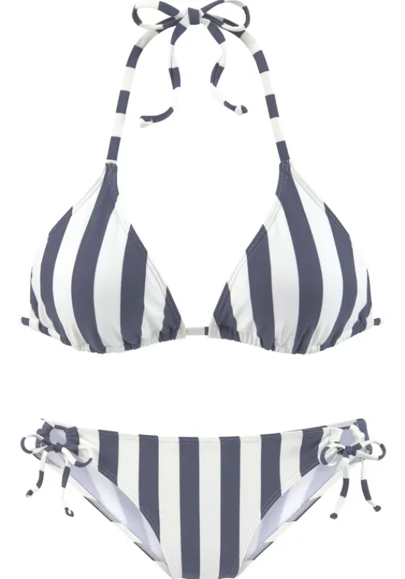 Triangel-Bikinis|Venice Beach Triangel-Bikini"Silth" Marine-Weis