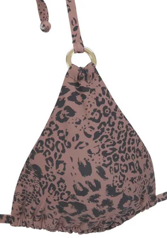 Triangel-Bikinis|LASCANA Triangel-Bikini-Top"Asha" Braun-Schwarz