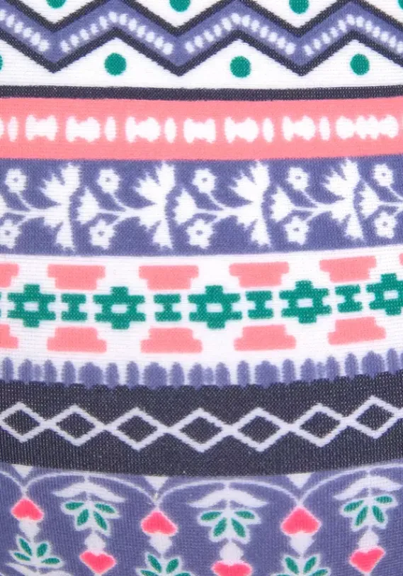 Triangel-Bikinis|s.Oliver Triangel-Bikini-Top"Barcelona" Blau-Rose-Gestreift