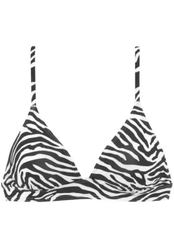 Triangel-Bikinis|Venice Beach Triangel-Bikini-Top"Fjella" Schwarz-Weis