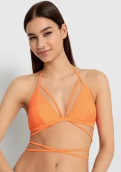 Triangel-Bikinis|LSCN by LASCANA Triangel-Bikini-Top"Gina" Neon Orange
