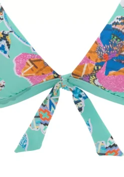 Triangel-Bikinis|Sunseeker Triangel-Bikini-Top"Jam" Turkis-Bunt