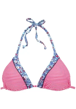 Triangel-Bikinis|s.Oliver Triangel-Bikini-Top"Jill" Rot-Gestreift
