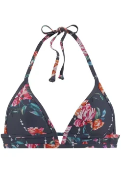 Triangel-Bikinis|Sunseeker Triangel-Bikini-Top"Modern" Marine-Bedruckt