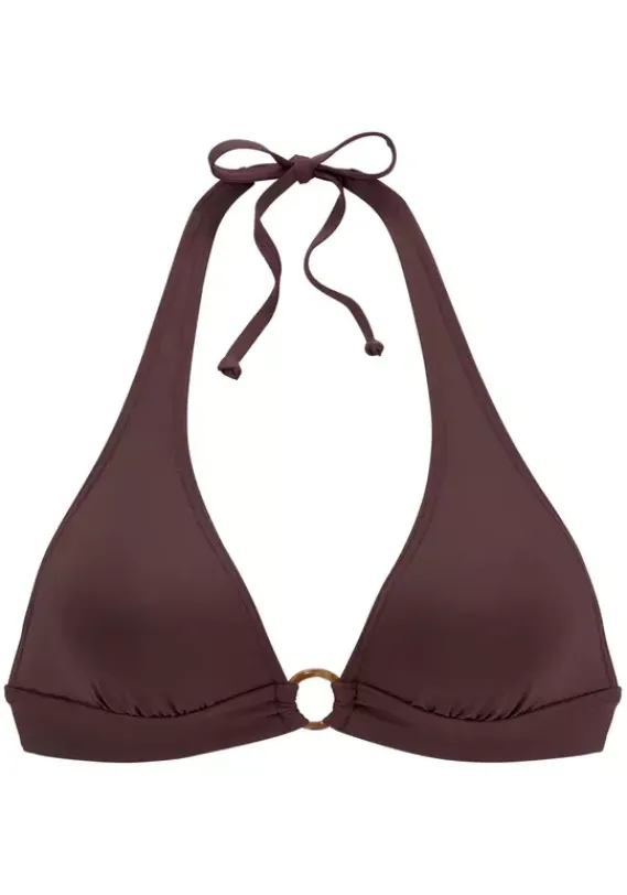 Triangel-Bikinis|s.Oliver Triangel-Bikini-Top"Rome" Braun