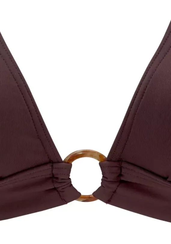 Triangel-Bikinis|s.Oliver Triangel-Bikini-Top"Rome" Braun