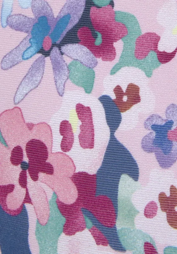 Triangel-Bikinis|s.Oliver Triangel-Bikini-Top"Scatter" Lila-Bedruckt