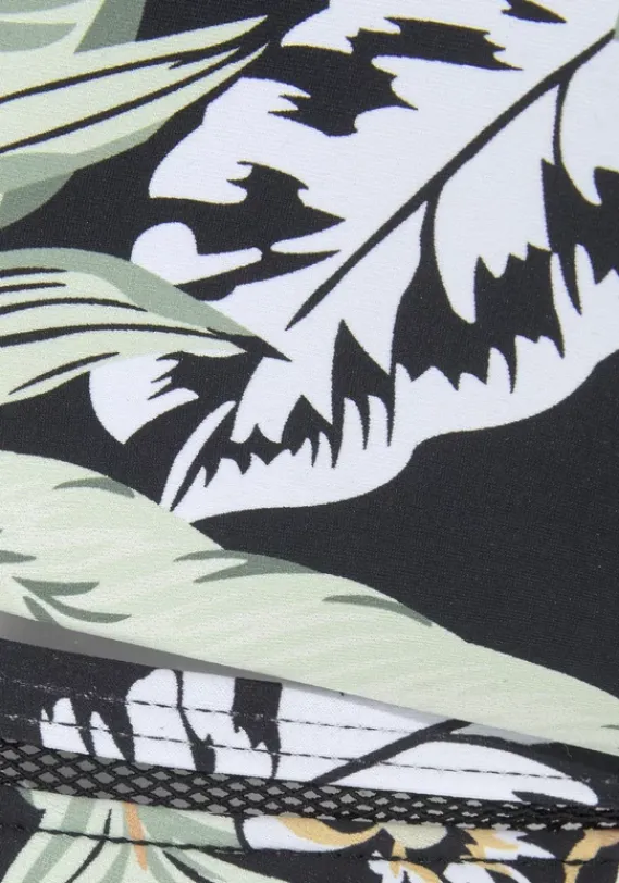 Triangel-Bikinis|Sunseeker Triangel-Bikini-Top"Suva" Schwarz Bedruckt