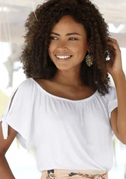 Damenshirts|s.Oliver T-Shirt Weis