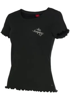 Damenshirts|s.Oliver T-Shirt Schwarz