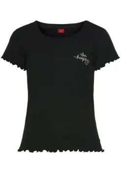 Damenshirts|s.Oliver T-Shirt Schwarz